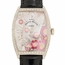 Franck Muller 2852QZRELMOPRSD1R(AC)-BKSTRAP Cintree Curvex Ladies Quartz Watch
