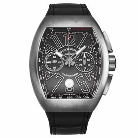 Franck Muller 45CCBLKBLKGRY-3 Vanguard Mens Chronograph Automatic Watch