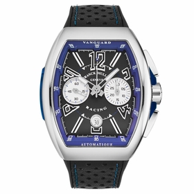 Franck Muller 45CCBLKBLU Vanguard Racing Mens Chronograph Automatic Watch