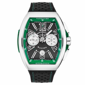 Franck Muller 45CCBLKGRN Vanguard Racing Mens Chronograph Automatic Watch