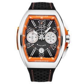 Franck Muller 45CCBLKORG VanguardRcin Mens Chronograph Automatic Watch