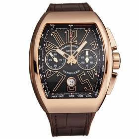 Franck Muller 45CCGLDBRNGLD1 Vanguard Mens Chronograph Automatic Watch