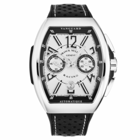 Franck Muller 45CCWHTBLK Vanguard Racing Mens Chronograph Automatic Watch