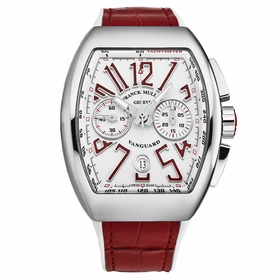 Franck Muller 45CCWHTRED-1 Vanguard Mens Chronograph Automatic Watch