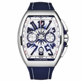 Franck Muller 45CCYACTWHTBLU1 Vanguard Mens Chronograph Automatic Watch