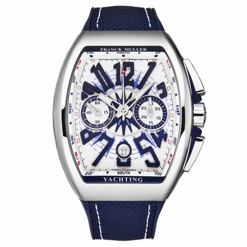 Franck Muller 45CCYACTWHTBLU1 Vanguard Mens Chronograph Automatic Watch