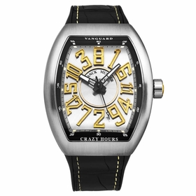 Franck Muller 45CHACBRYELSIL Vanguard Crazy Hours Mens Automatic Watch
