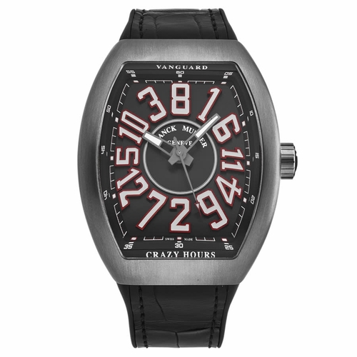 Franck Muller 45CHTTAMERBLK Vanguard Crazy Hours Mens Automatic Watch