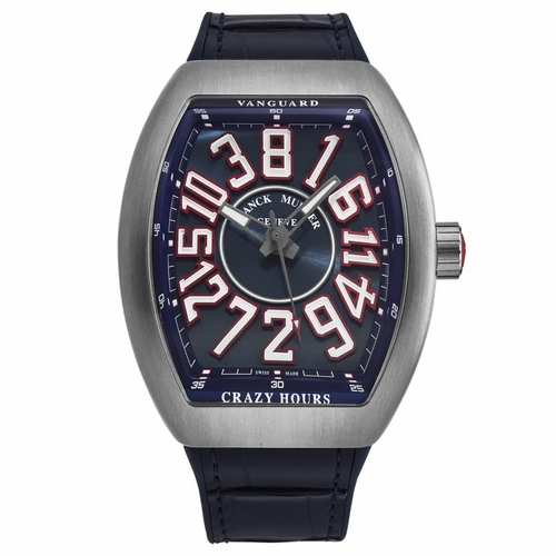 Franck Muller 45CHTTAMERBLU Vanguard Crazy Hours Mens Automatic Watch