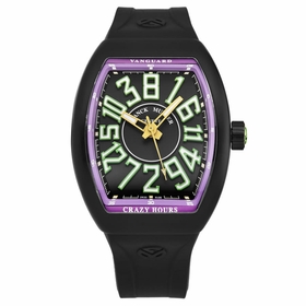 Franck Muller 45CHTTBLKGRNPRL Vanguard Crazy Hours Mens Automatic Watch