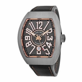 Franck Muller 45SCBLKBLKGRY Vanguard Mens Automatic Watch