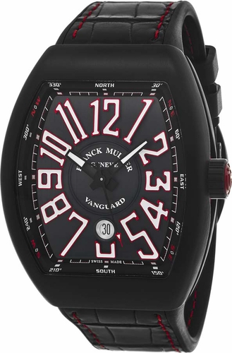 Franck Muller 45SCBLKBLKWHT Vanguard Mens Automatic Watch