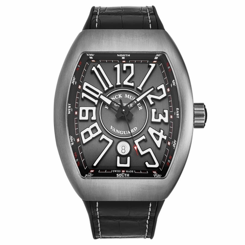 Franck Muller 45SCBRSHGRYWHT Vanguard Mens Automatic Watch
