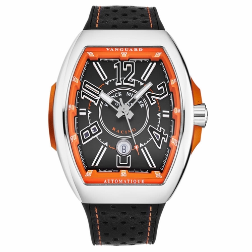 Franck Muller 45SCRACINGBLKOR Vanguard Racing Mens Automatic Watch