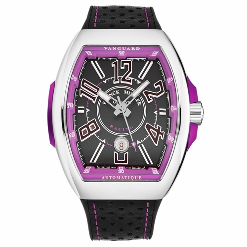 Franck Muller 45SCRACINGBLKPR Vanguard Racing Mens Automatic Watch