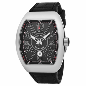 Franck Muller 45SCSTLBLKSIL Vanguard Mens Automatic Watch