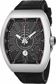 Franck Muller 45SCSTLBLKSILSH Vanguard Mens Automatic Watch