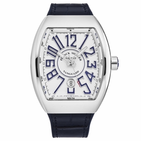 Franck Muller 45SCWHTWHTBLU-1 Vanguard Mens Automatic Watch