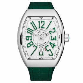 Franck Muller 45SCWHTWHTGRN Vanguard Mens Automatic Watch