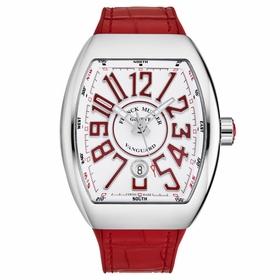 Franck Muller 45SCWHTWHTRED Vanguard Mens Automatic Watch