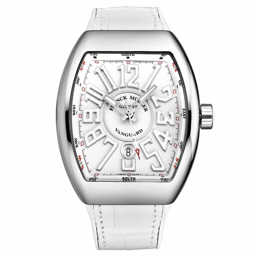 Franck Muller 45SCWHTWHTWHT Vanguard Mens Automatic Watch
