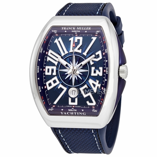 Franck Muller 45SCYACHTBLU Vanguard Yachting Mens Automatic Watch