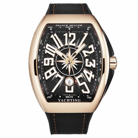 Franck Muller 45SCYACHTGLDBLK Vanguard Yachting Mens Automatic Watch
