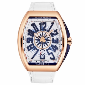 Franck Muller 45SCYACHTGLDWHT Vanguard Yachting Mens Automatic Watch