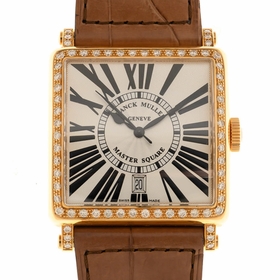 Franck Muller 6000HSCDTRD1R(5N)-BRSTRAP Master Square Ladies Automatic Watch