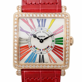 Franck Muller 6002 M B QZ COL DRM R D 1R (5N) Master Square Ladies Quartz Watch