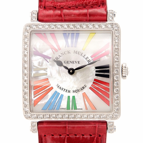 Franck Muller 6002MBQZCOLDRMMOPRD1R(AC) Master Square Ladies Quartz Watch