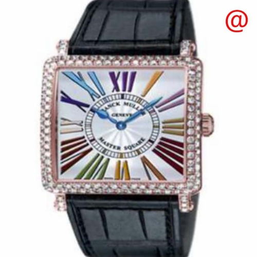 Franck Muller 6002MQZDCOLDRBL(5N) Master Square Ladies Quartz Watch