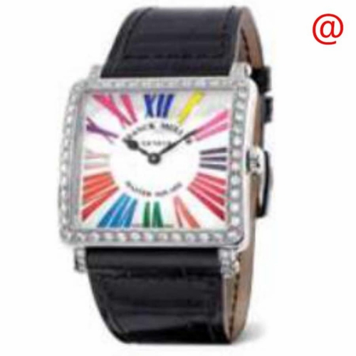 Franck Muller 6002MQZMOPD1RCOLDR(AC) Master Square Ladies Quartz Watch