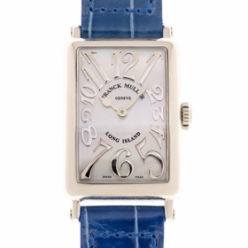 Franck Muller 902QZRELMOP(AC)-BLSTRAP Long Island Ladies Quartz Watch