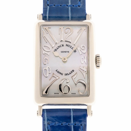 Franck Muller 902QZRELMOP(AC)-BLSTRAP Long Island Ladies Quartz Watch