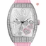 Franck Muller V32HEARTRELDCOCD(ACRS)-PKSTRAP Vanguard Lady Heart Ladies Quartz Watch