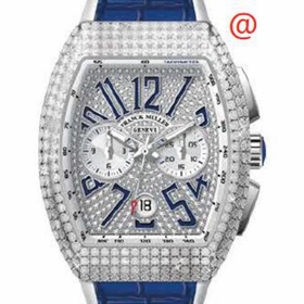 Franck Muller V41CCDTDCDACBU(DIAMBLAC) Vanguard Classical Mens Chronograph Automatic Watch