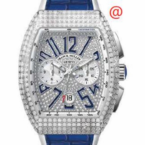 Franck Muller V41CCDTDCDACBU(DIAMBLAC) Vanguard Classical Mens Chronograph Automatic Watch