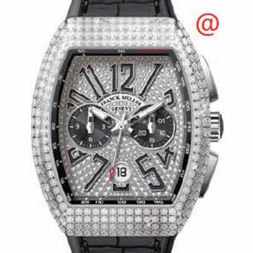 Franck Muller V41CCDTDCDACNR(DIAMNRAC) Vanguard Classical Mens Chronograph Automatic Watch