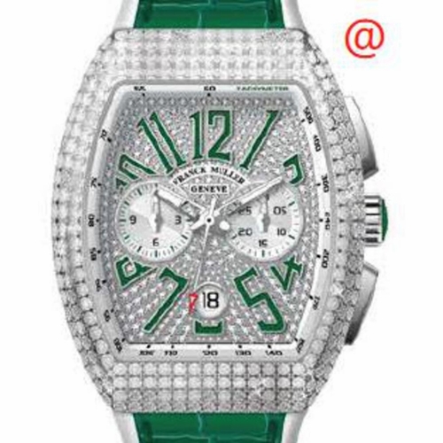 Franck Muller V41CCDTDCDACVR(DIAMVRAC) Vanguard Classical Mens Chronograph Automatic Watch