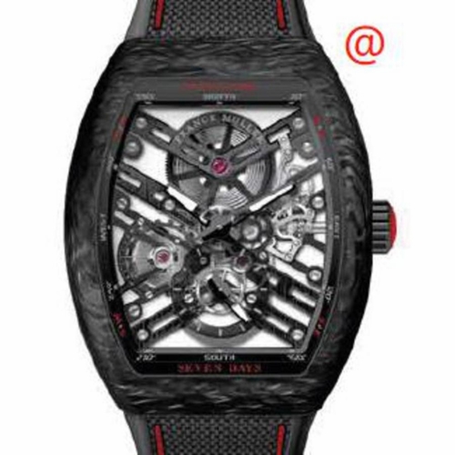 Franck Muller V41S6SQTCARBONER(NRGRIRGE) Seven Days Mens Hand Wind Watch