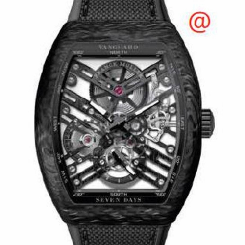 Franck Muller V41S6SQTCARBONNR(NRGRIGRI) Seven Days Mens Hand Wind Watch