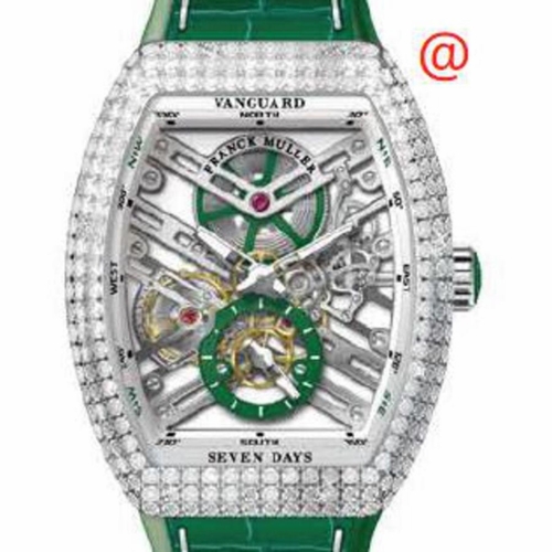 Franck Muller V41S6SQTDACVR(BLCNRVR) Seven Days Mens Hand Wind Watch