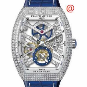 Franck Muller V41S6SQTDMVTDACBU(BLCNRBL) Seven Days Mens Hand Wind Watch