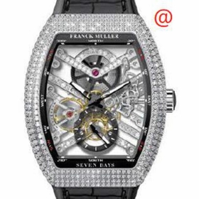 Franck Muller V41S6SQTDMVTDACNR(NRBLCRGE) Seven Days Mens Hand Wind Watch