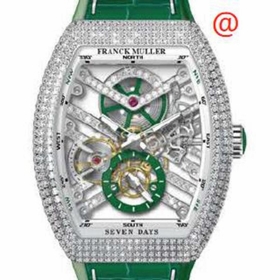 Franck Muller V41S6SQTDMVTDACVR(BLCNRVR) Seven Days Mens Hand Wind Watch
