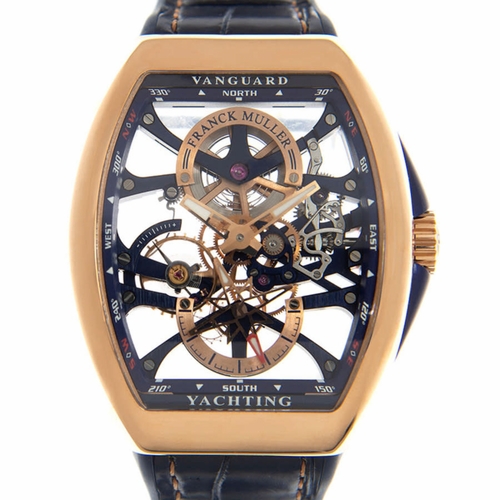 Franck Muller V41S6SQTYACHTINGANC(5NBL) Vanguard Mens Hand Wind Watch