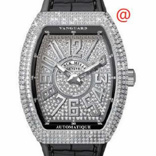 Franck Muller V41SATRELDCDACNR(DIAMAC) Vanguard Mens Automatic Watch