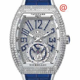 Franck Muller V41TDCDACBU(DIAMBUAC) Vanguard Tourbillon Mens Hand Wind Watch
