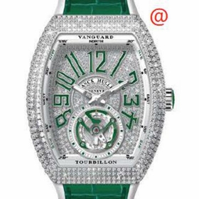 Franck Muller V41TDCDACVR(DIAMVRAC) Vanguard Tourbillon Mens Hand Wind Watch